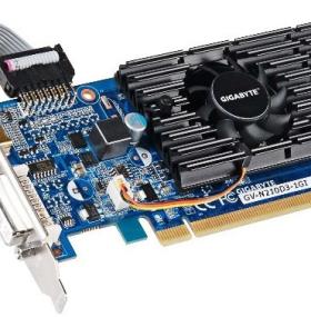 Видеокарта Gigabyte GeForce GT210 1024MB 64bit Low Profile(GV-N210D3-1GI )