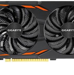 Видеокарта Gigabyte GeForce GTX 1050 Ti WF OC 4GB GDDR5(GV-N105TWF2OC-4GD)