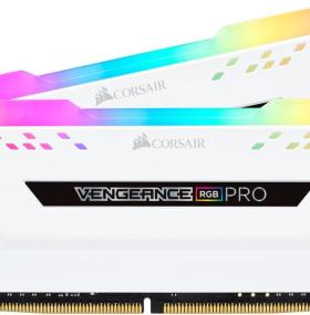 Оперативная память Corsair 32GB 3200MHz Vengeance RGB PRO White CL16 (2x16GB) (CMW32GX4M2C3200C16W)