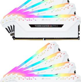 Оперативная память Corsair 64GB 3200MHz Vengeance RGB PRO White CL16 (8x8GB) (CMW64GX4M8C3200C16W)