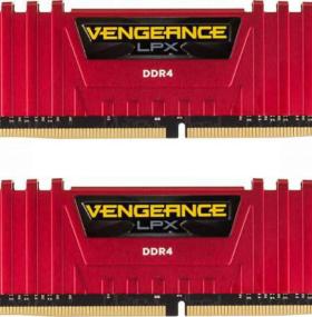 Оперативная память Corsair 8GB 2400MHz Vengeance LPX Red CL16 (2x4GB) (CMK8GX4M2A2400C16R)