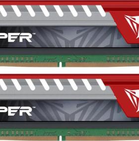 Оперативная память PATRIOT 16 GB (2x8GB) DDR4 2800 MHz Viper Elite Red (PVE416G280C6KRD)