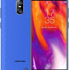 Смартфон HomTom S12 1/8Gb Blue/Black
