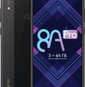 Смартфон Honor 8a 3/32 black