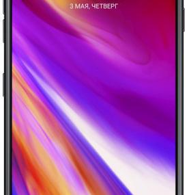 Смартфон LG G7 ThinQ 4/64GB Aurora Black (LMG710EMW.ACISBK)