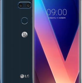 Смартфон LG V30+ 128GB Blue (B and O HF)