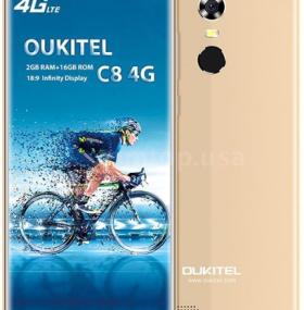 Смартфон OUKITEL C8 4G gold
