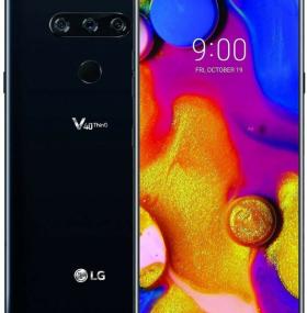 Смартфон LG V40 ThinQ (V405EBW) 6/128GB Aurora Black Dual Sim