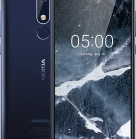 Смартфон Nokia 5.1 TA-1076 3/32Gb Blue