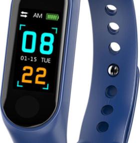Фитнес-браслет Смарт-браслет UWatch Smart Band M3 Blue