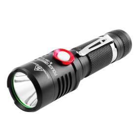 Фонарь Police 729S-T6, ЗУ micro USB, 1х18650, зажим, Box