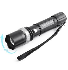 Фонарь Police T8628/T862Bike-XPE, ЗУ 220V/12V, 1х18650, zoom, велокрепление, Box