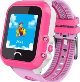 Смарт-часы UWatch DF27 Kid waterproof smart watch Pink