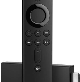 Смарт ТВ Amazon Fire TV Stick 4K with Alexa Remote 1,5/8GB (2018) Black Англ.яз