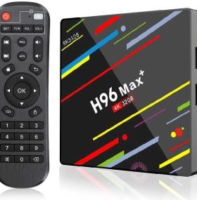 Смарт ТВ H96 max plus 4/32gb black