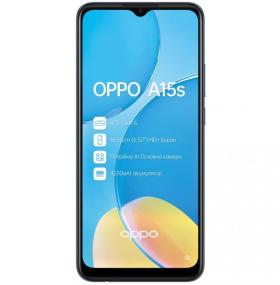 Смартфон OPPO A15s 4/64GB Black